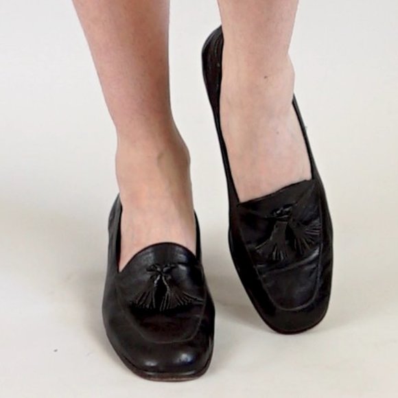 Vintage Cole Haan Leather Loafers - Dark Brown - Picture 3 of 9